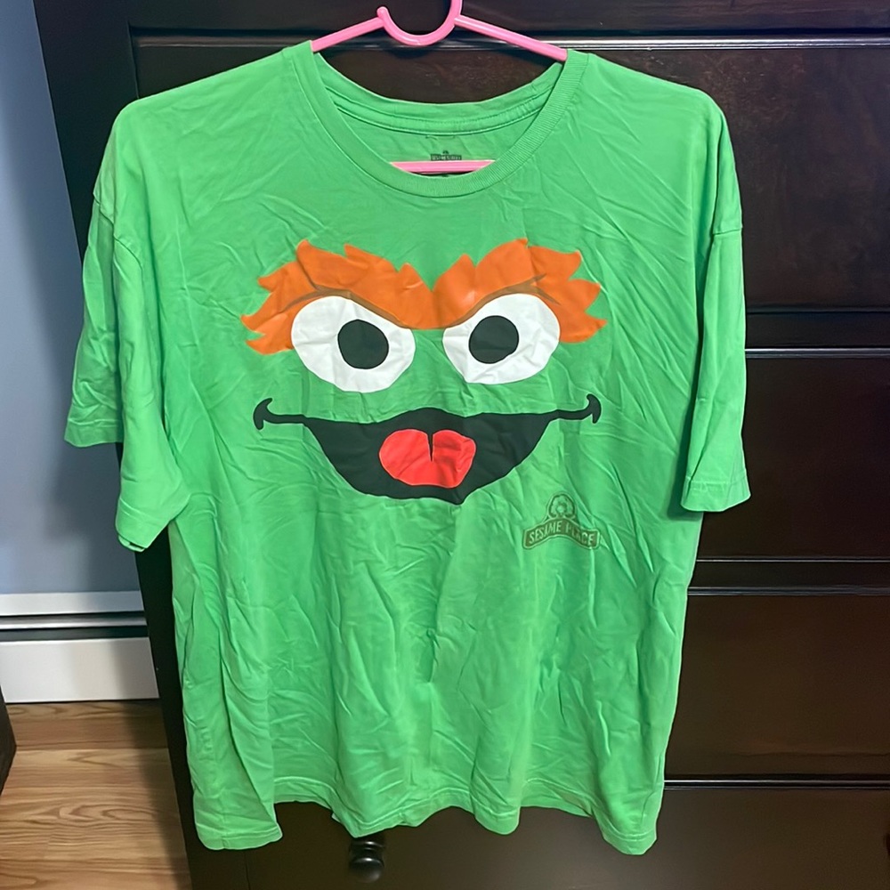 Sesame Street Green Men's Shirt